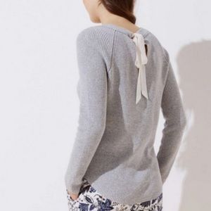 Loft Medium Sweater with cute bow in the back!